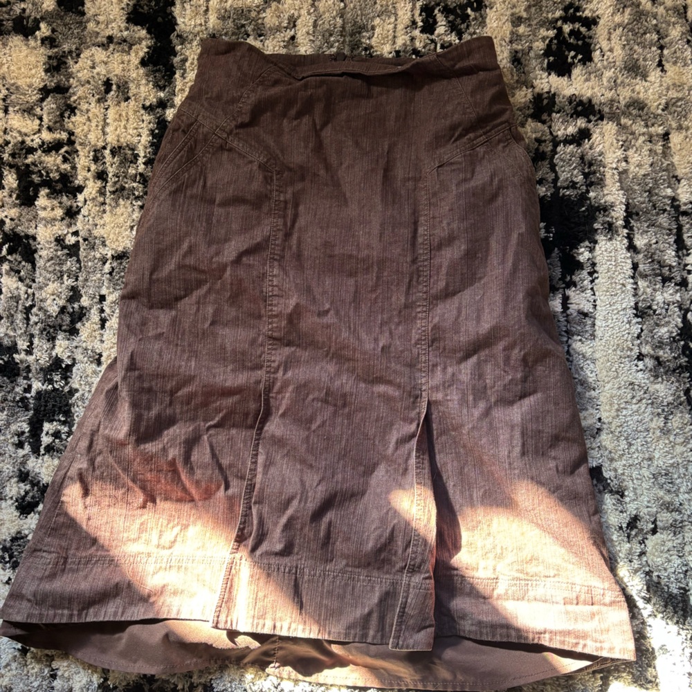 Bill Blass Chocolate Brown Skirt